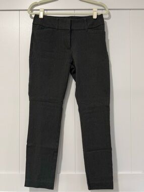 ✨ LOFT Outlet Gray Curvy Skinny Ankle Work Pants Size 2 ✨